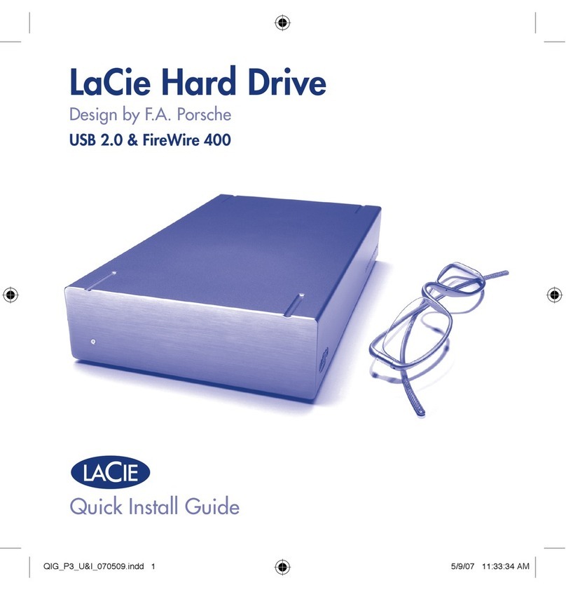 LaCie Computer Drive Quick install guide