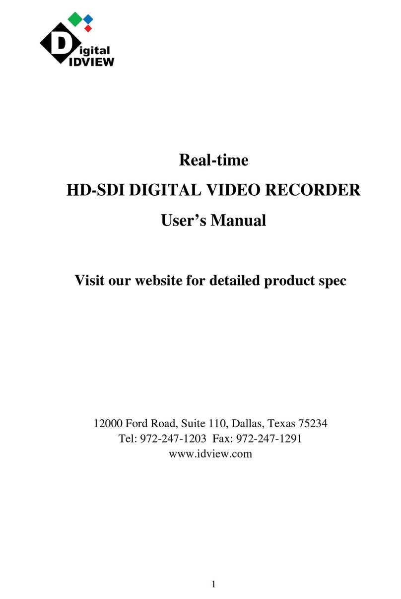 Idview Digital 4CH HD-SDI DVR user manual