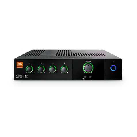 JBL CSMA 180 Operation manual