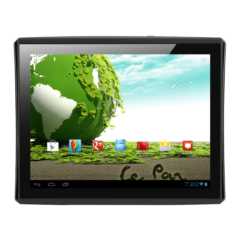 Le Pan Tablet PC User manual