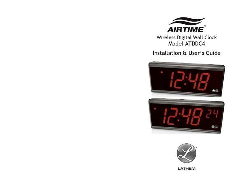 Lathem Airtime AT-DDC4 Operation manual