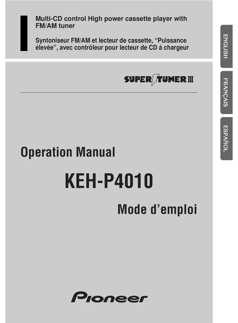 Pioneer KEH-P4010 User manual