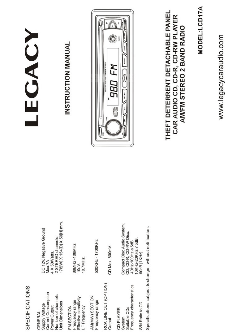 Legacy LCD17A instruction manual