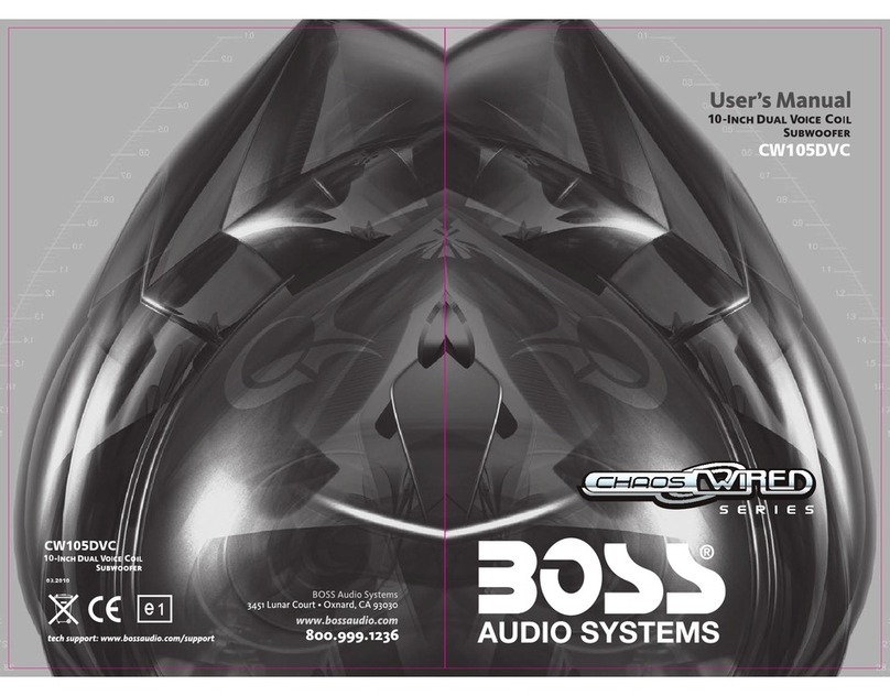 Boss Audio Systems CW105DVC User manual