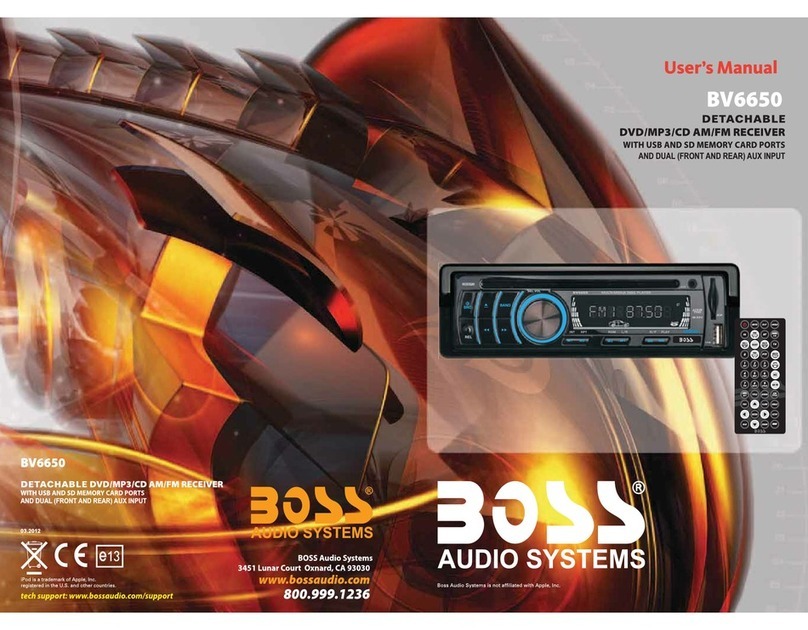 Boss Audio Systems BV6650 User manual