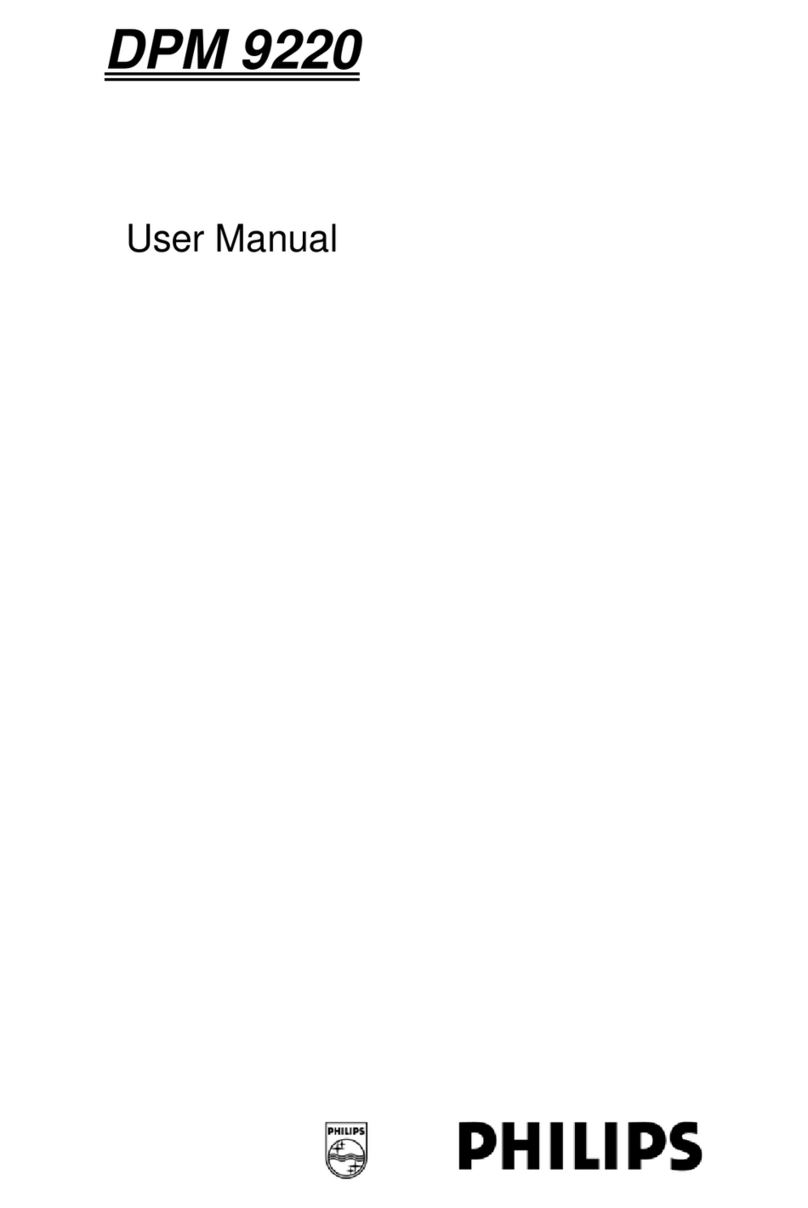 Philips DPM 9220 User manual