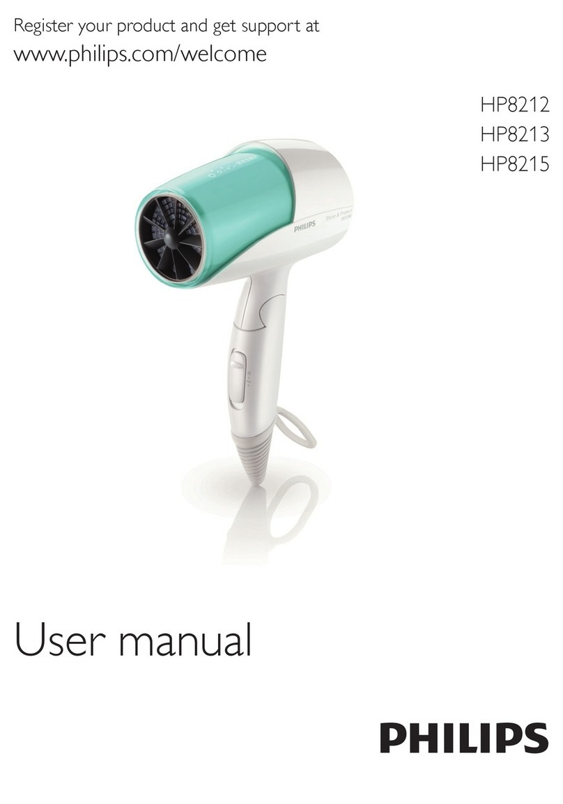 Philips HP8212 user manual
