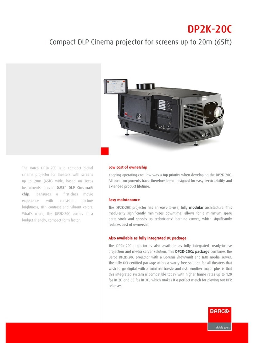 Barco DP2K--20C User manual