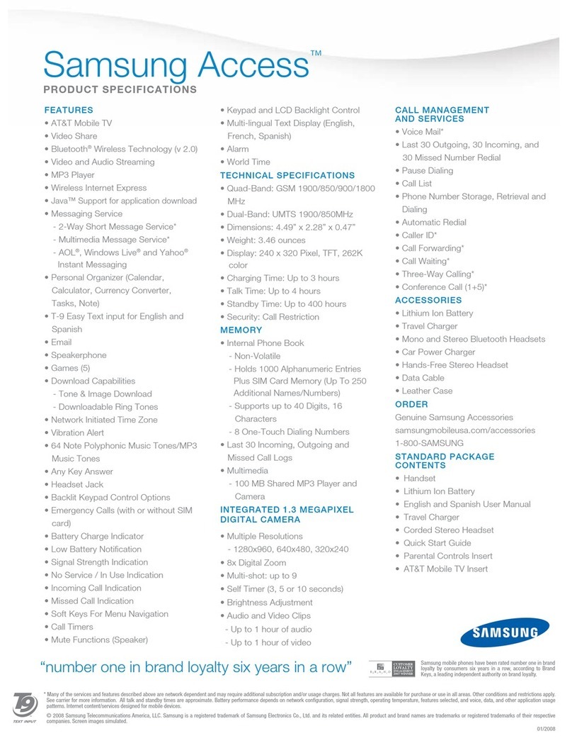 Samsung Access User manual