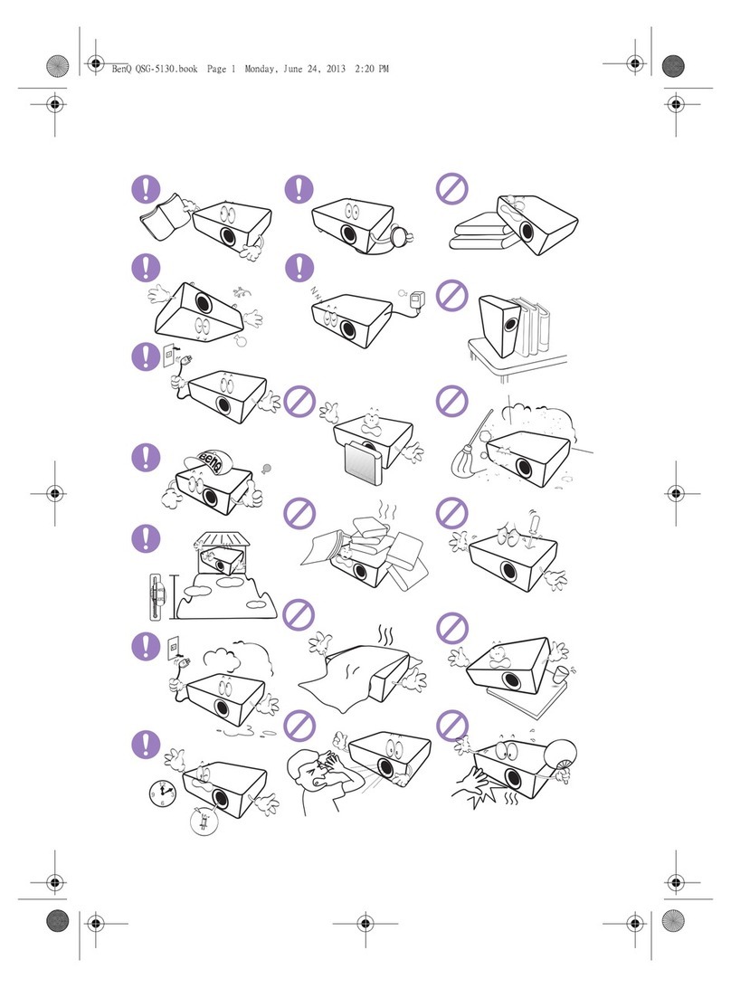 BenQ MS521 User manual