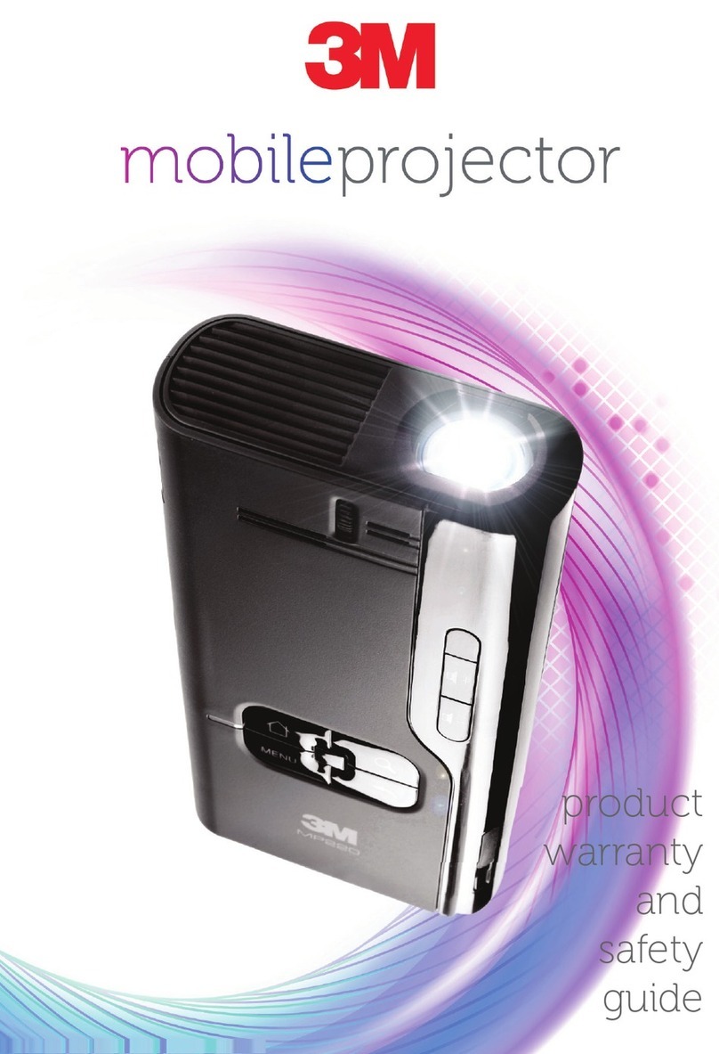 3M MP220 Installation and operating manual