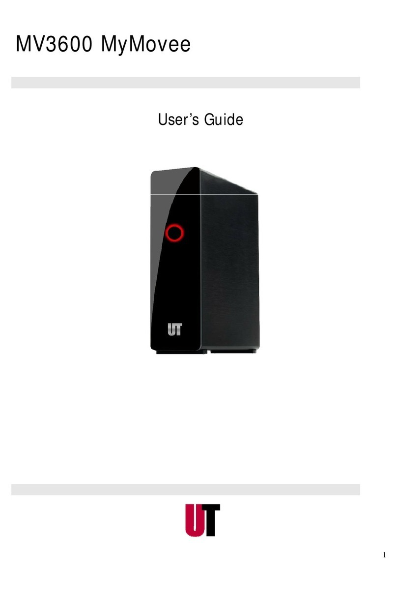 UT MV3600 MyMovee User manual