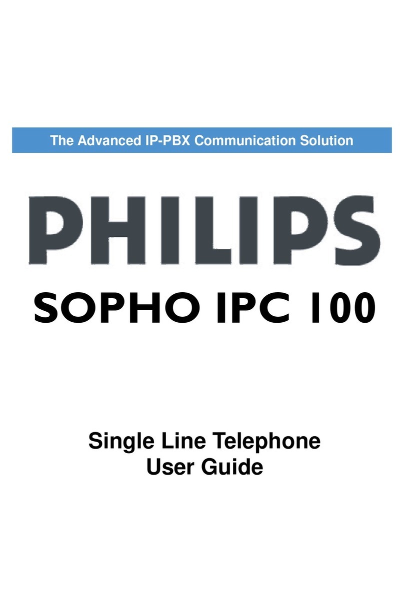 Philips SOPHO IPC 100 user guide