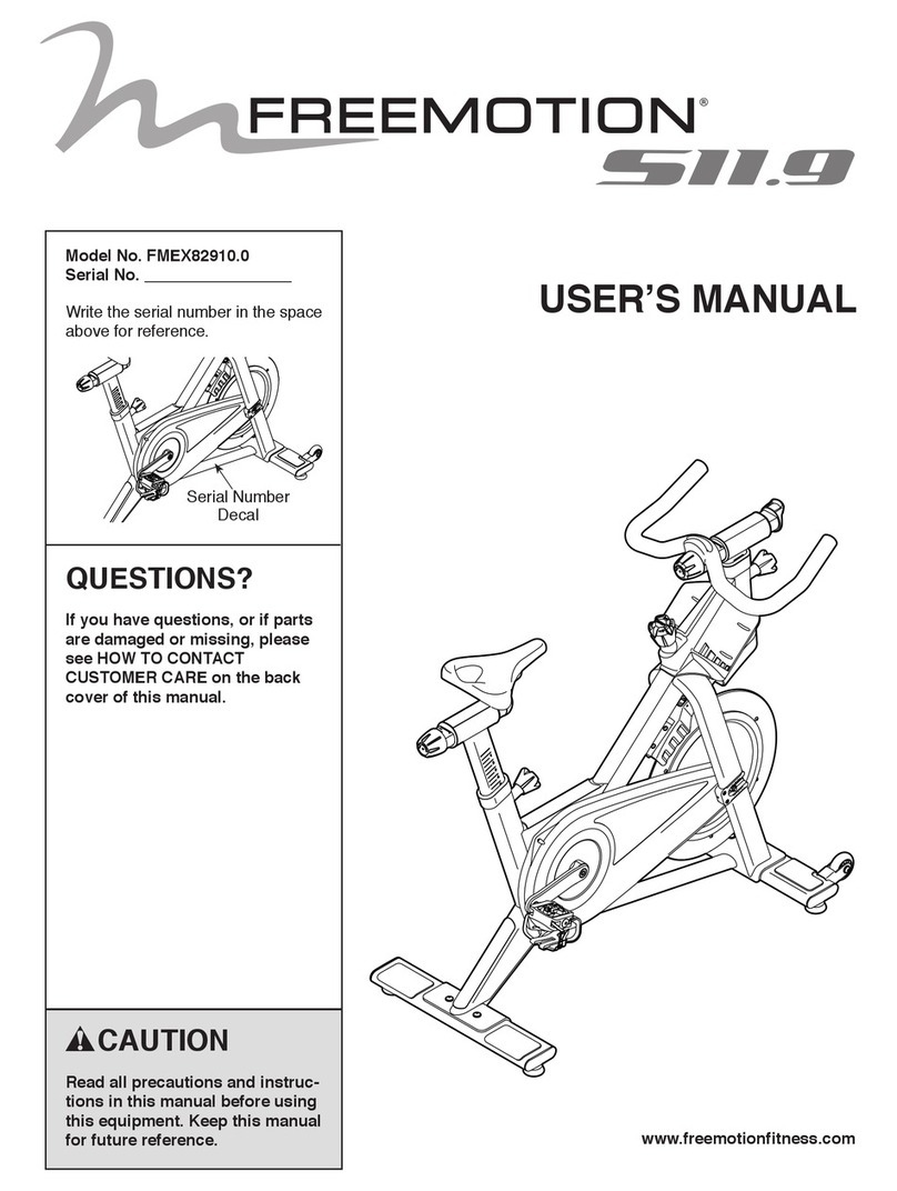 FREE MOTION FMEX82910.0 User manual