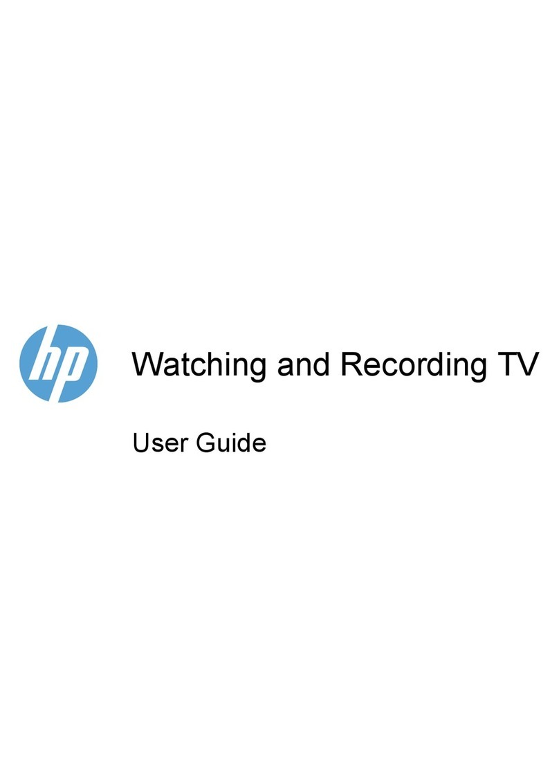 HP TV User manual