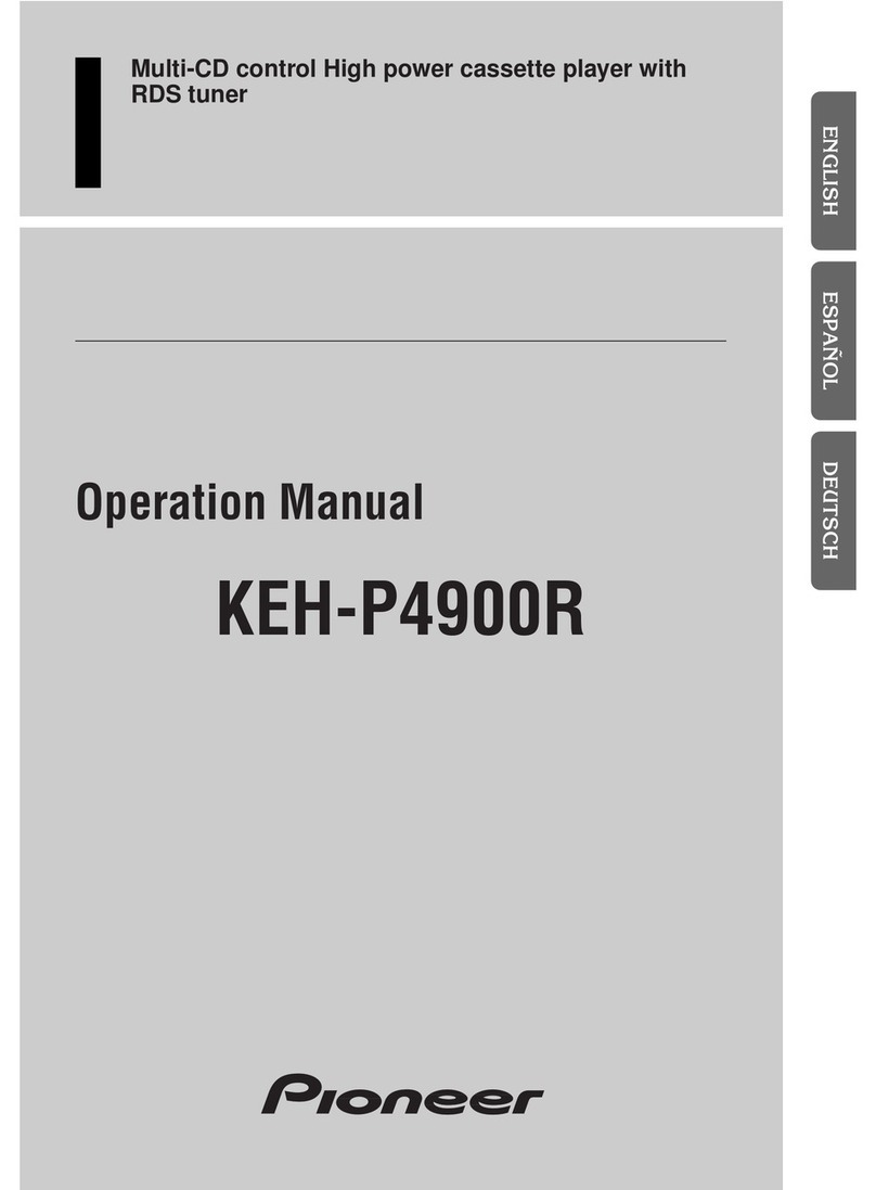 Pioneer KEH-P4900R Operation manual