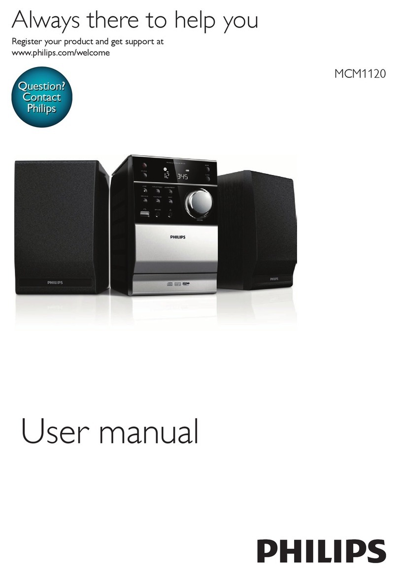Philips MCM1120 user manual