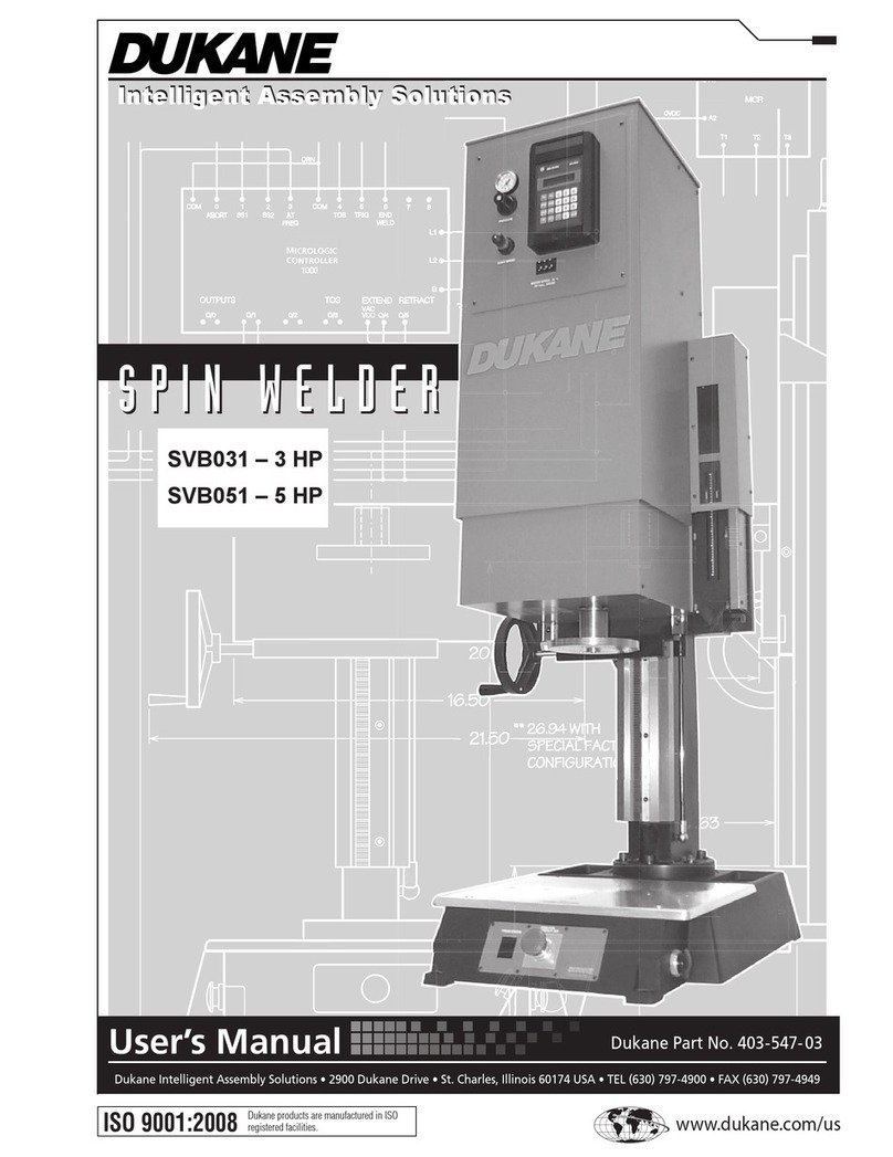 Dukane SVB031 user manual