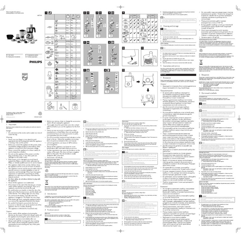 Philips HR7769 User manual
