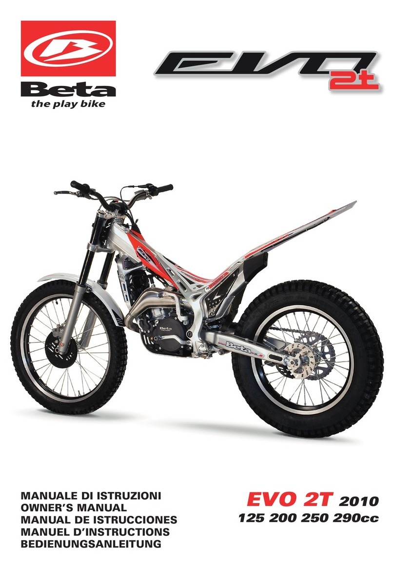 Beta EVO 2T 2010 User manual Beta EVO 2T 2010 User manual
