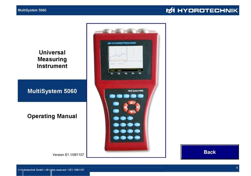 Hydrotechnik MultiSystem 5060 operating manual
