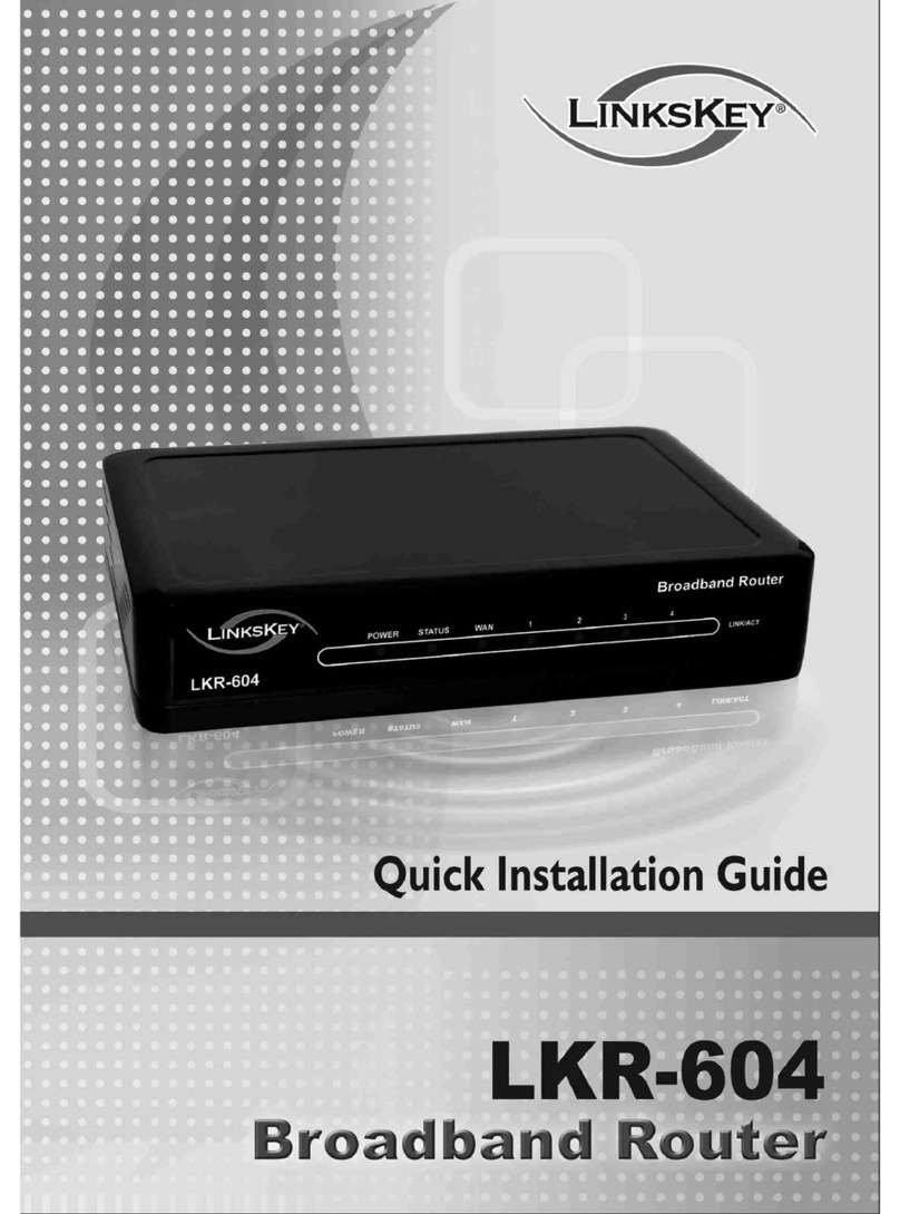 Linkskey LKR-604 Quick installation guide
