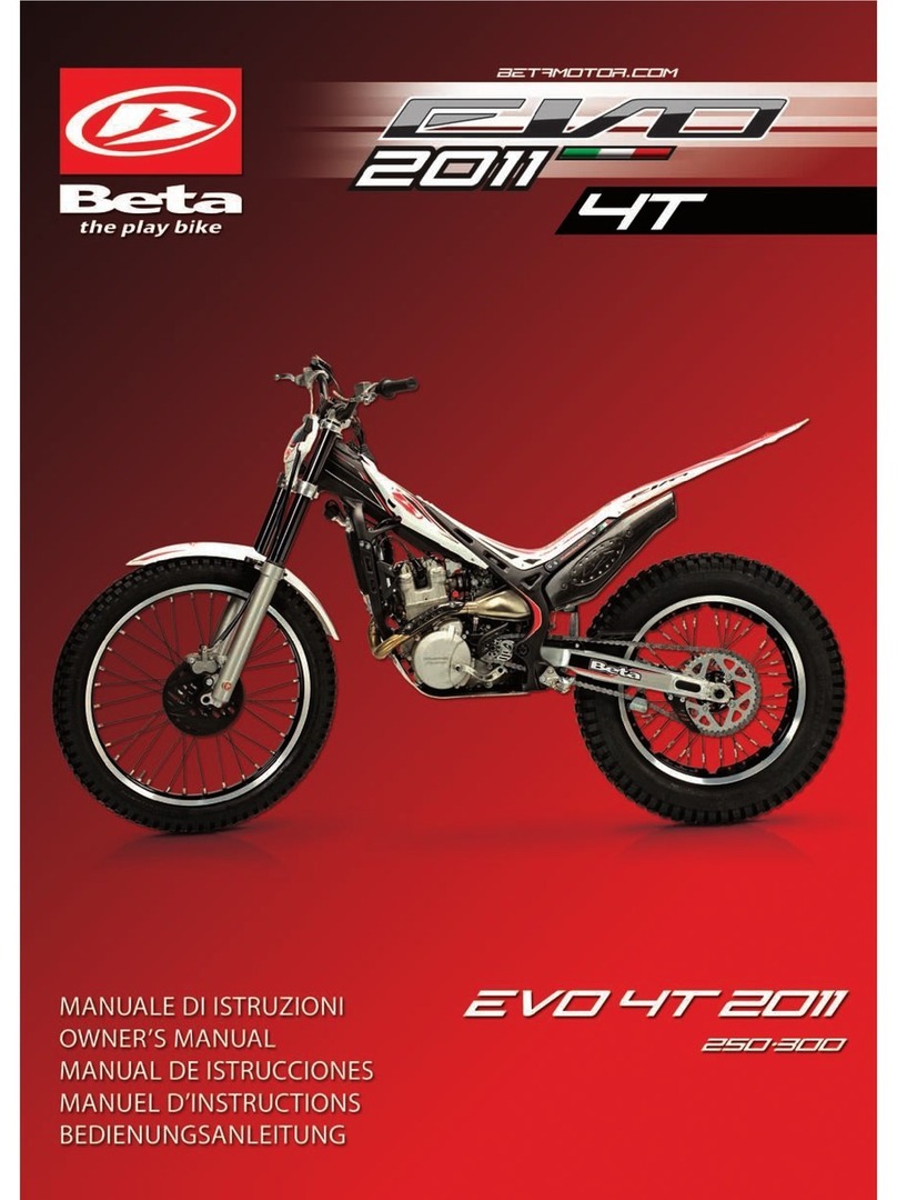Beta EVO 4T 2011 owner's manual