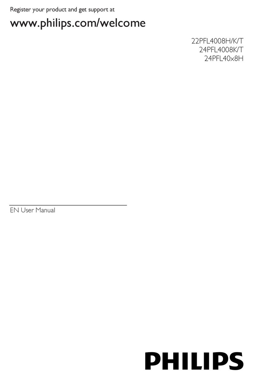 Philips 22PFL4008H/K/T User manual