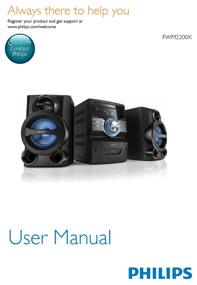 Philips FWM2200X user manual