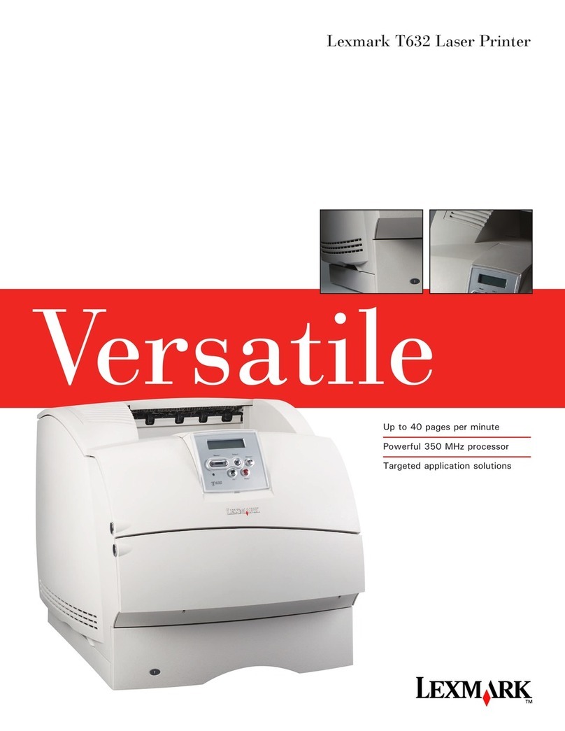 Lexmark T632 User manual