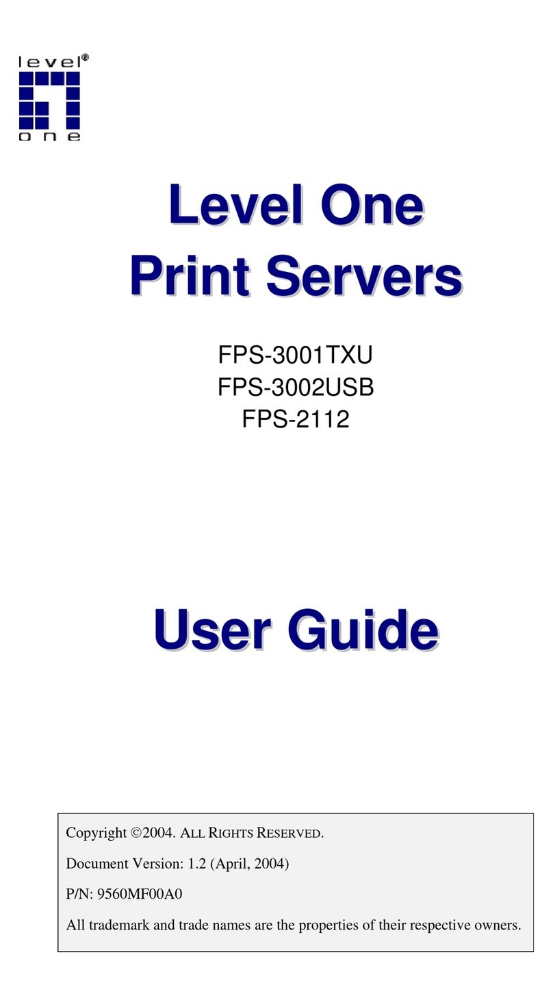 LevelOne FPS-2112 User manual