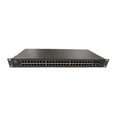 LevelOne GSW-4870TGX User manual LevelOne GSW-4870TGX User manual