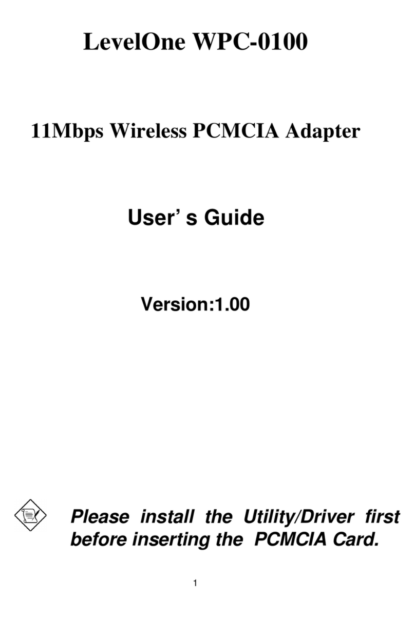 LevelOne WPC-0100 User manual
