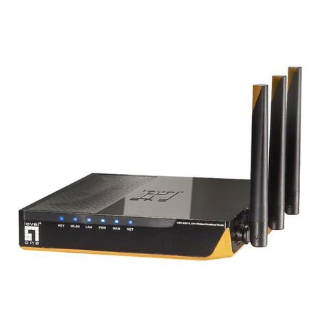 LevelOne NetCon WBR-6000 user manual