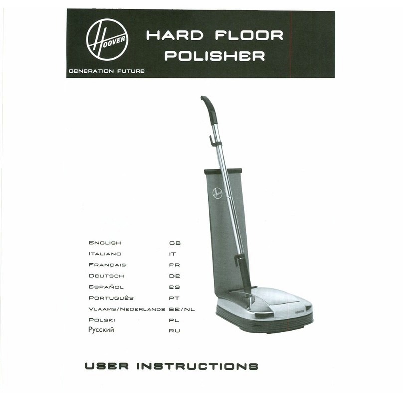Hoover F3870 User manual