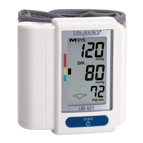 LifeSource UB-521 Manual LifeSource UB-521 Manual