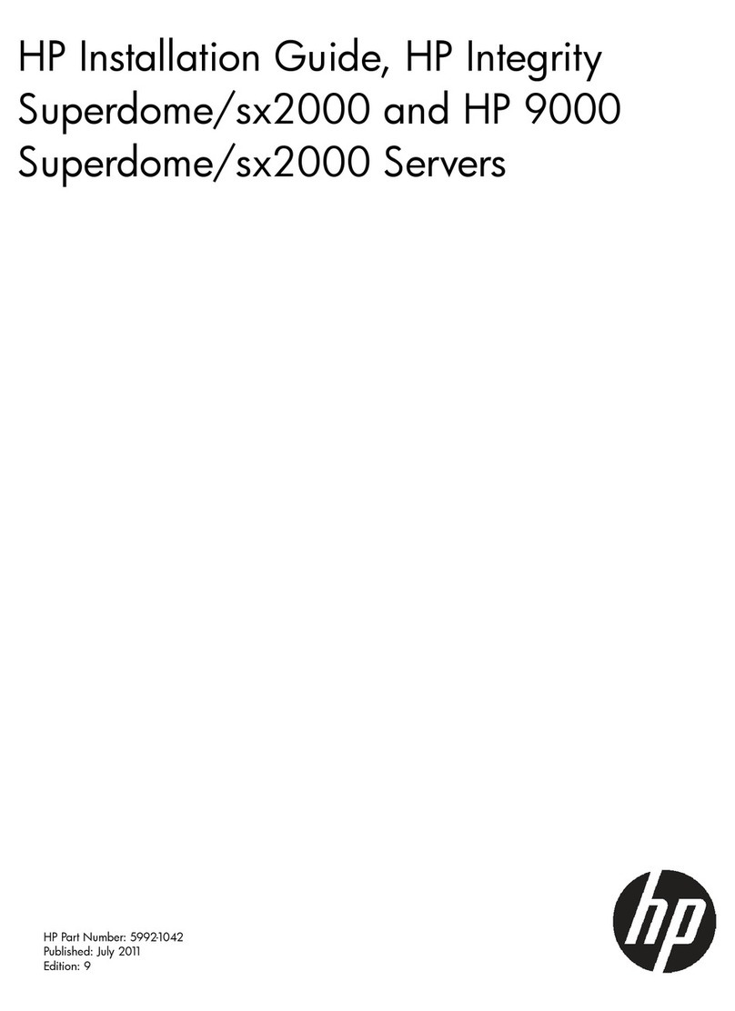 HP Integrity Superdome sx2000 installation guide HP Integrity Superdome sx2000 installation guide