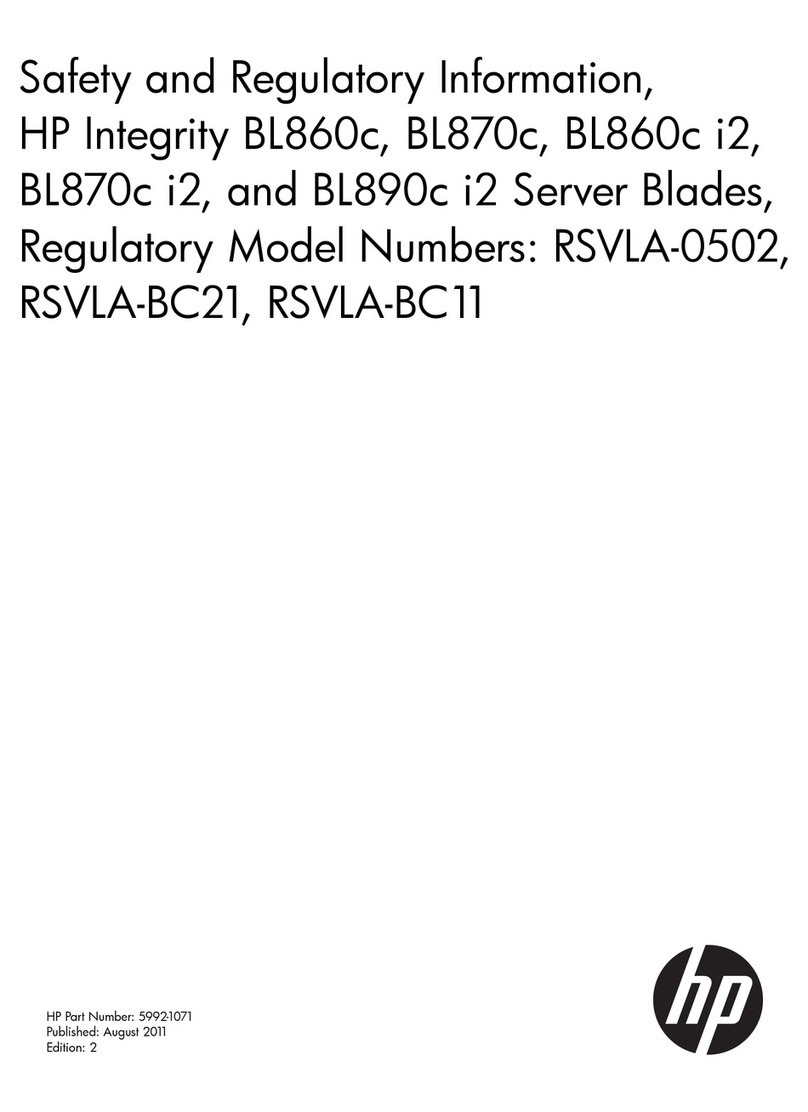 HP Integrity BL860c Owner's manual