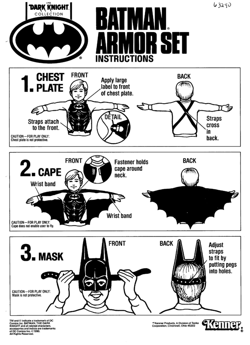 Kenner Batman Armor Set User manual Kenner Batman Armor Set User manual