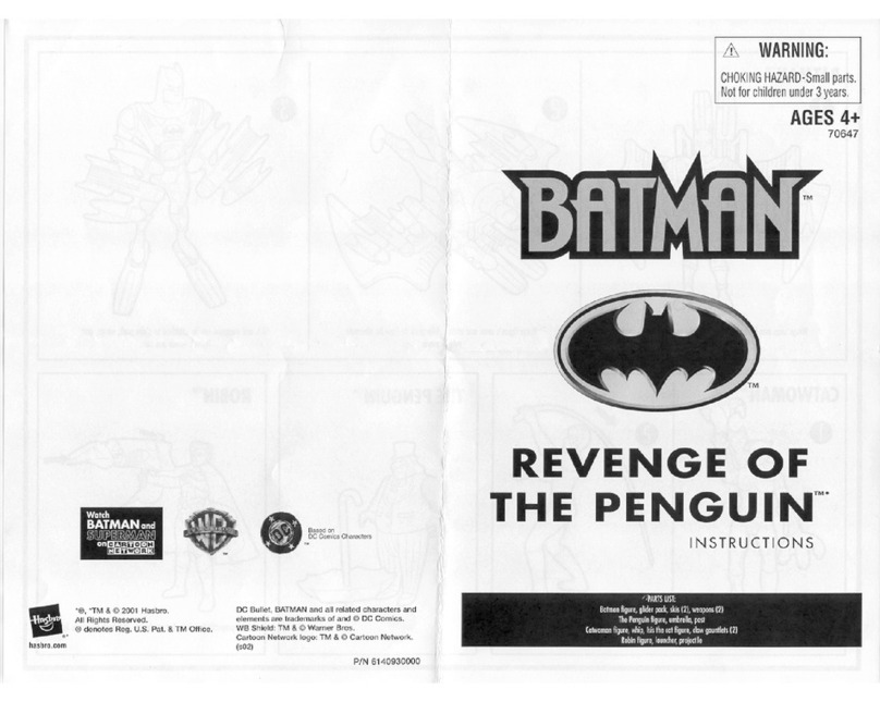 Hasbro Batman Revenge of the Penguin instructions