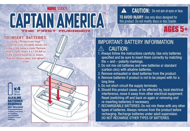 Marvel Captain America instructions