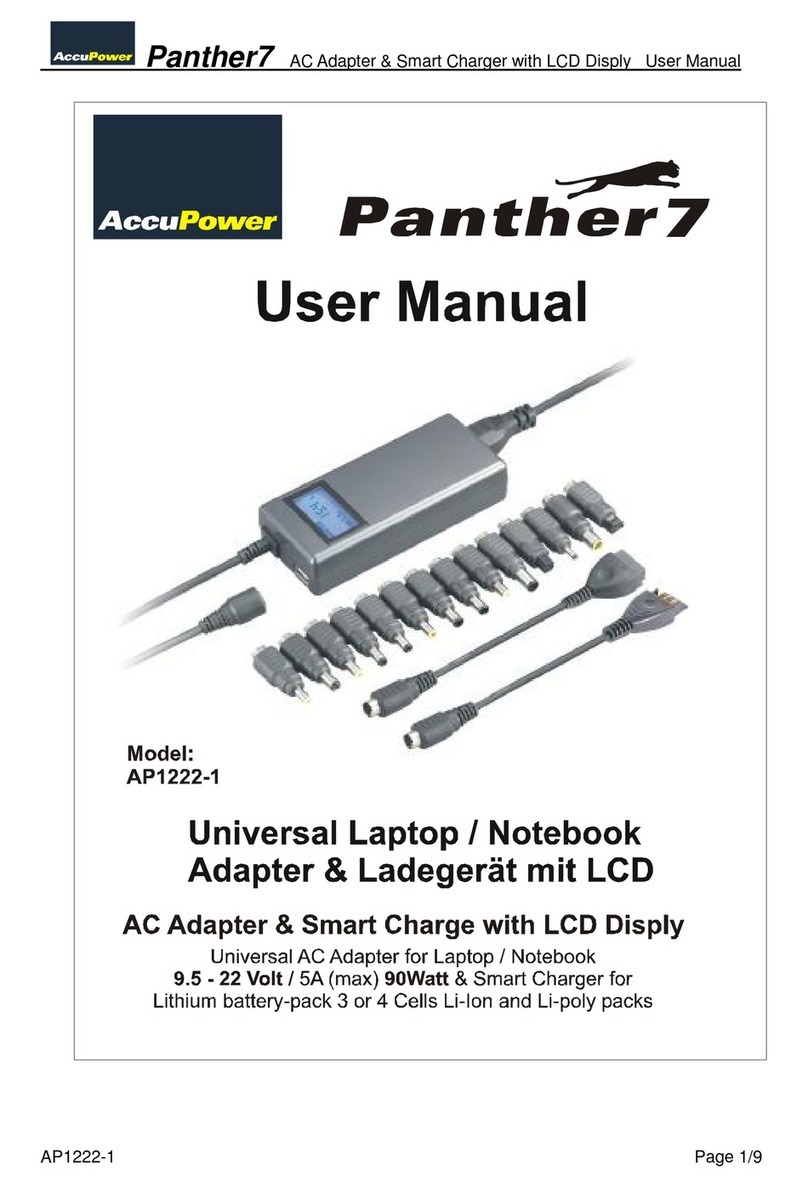 AccuPower AP1222-1 user manual