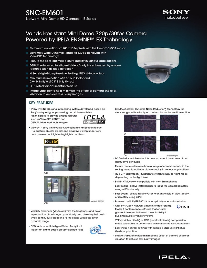 Sony SNC-EM601 User manual