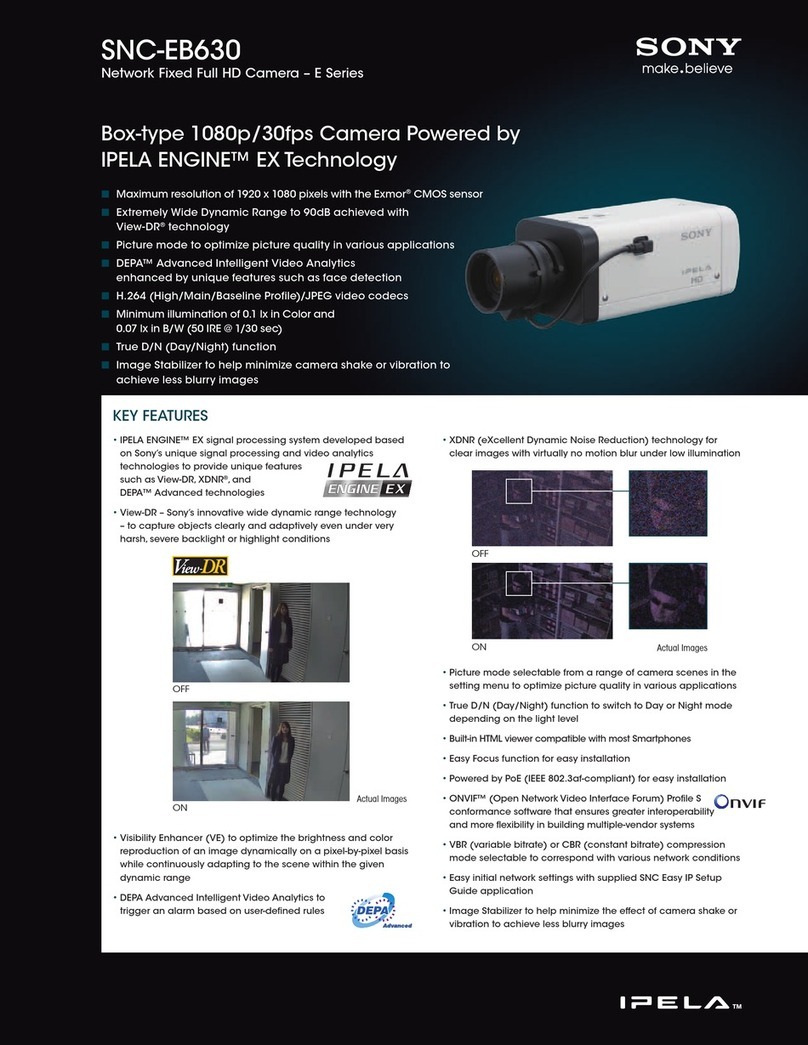 Sony SNCEB630 User manual