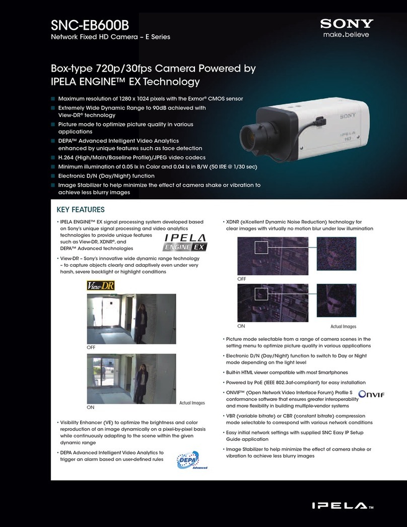 Sony SNCEB600B User manual