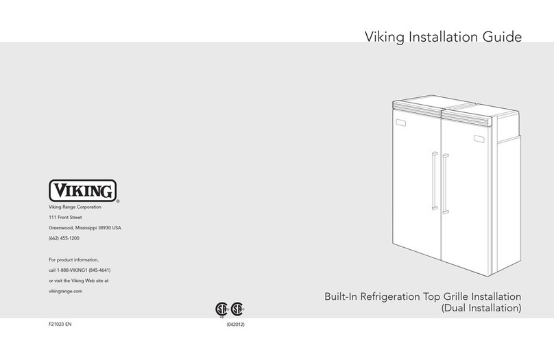 Viking FDBB5362R User manual