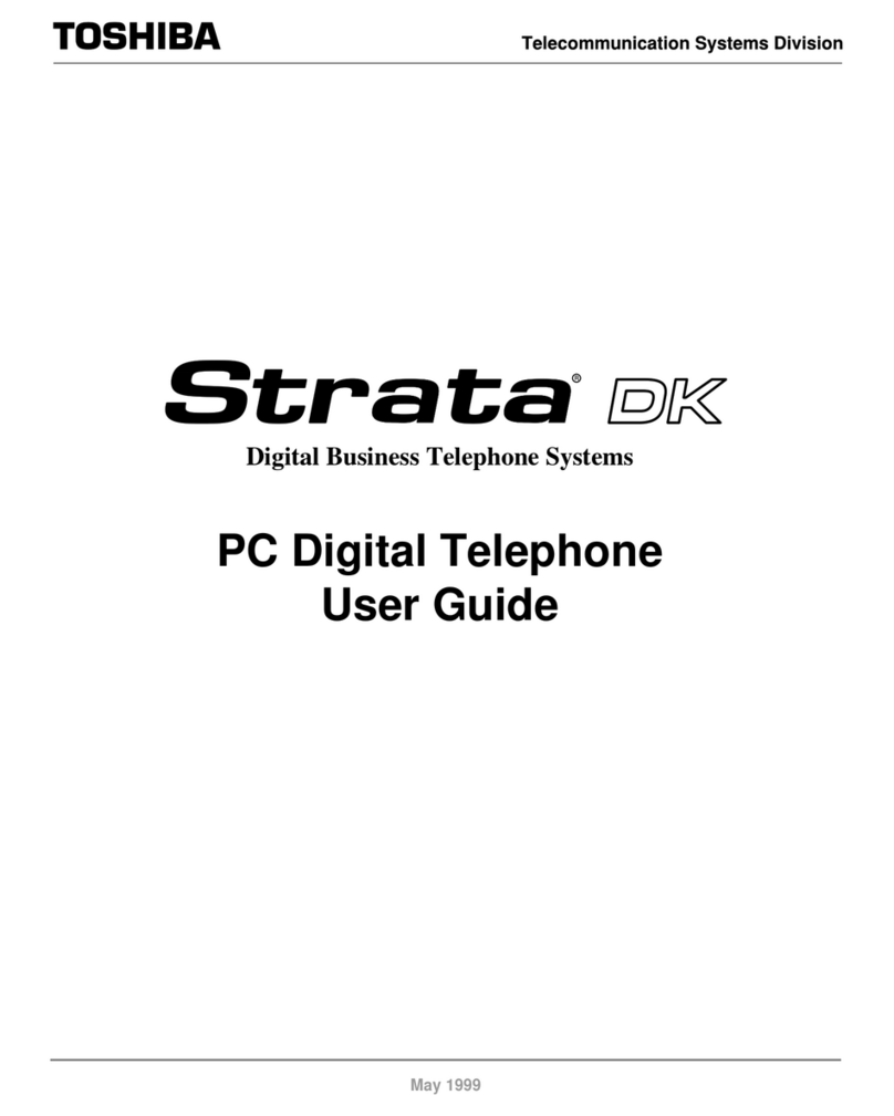 Toshiba PC-DKT User manual