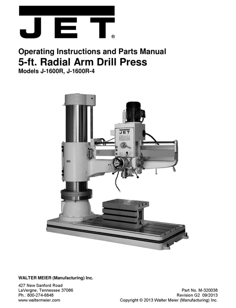 Jet J-1600R Service manual