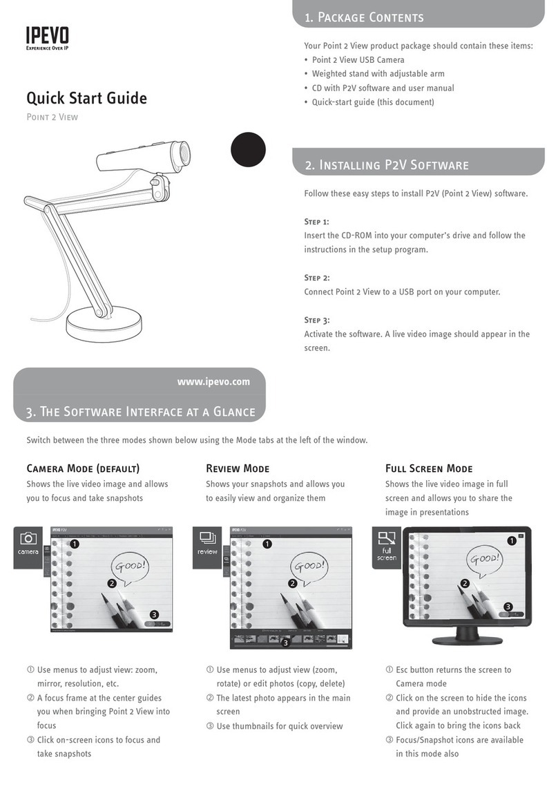 Ipevo Point 2 View quick start guide