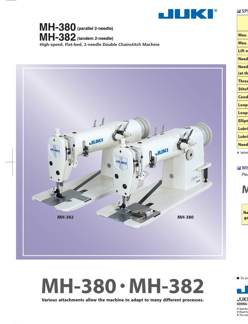 JUKI MH-380 Features